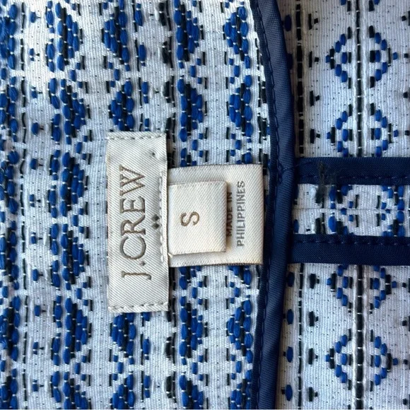 Womens J.Crew Tweed Knit Zip-Up Blazer Jacket Size Small - Picture 6 of 9